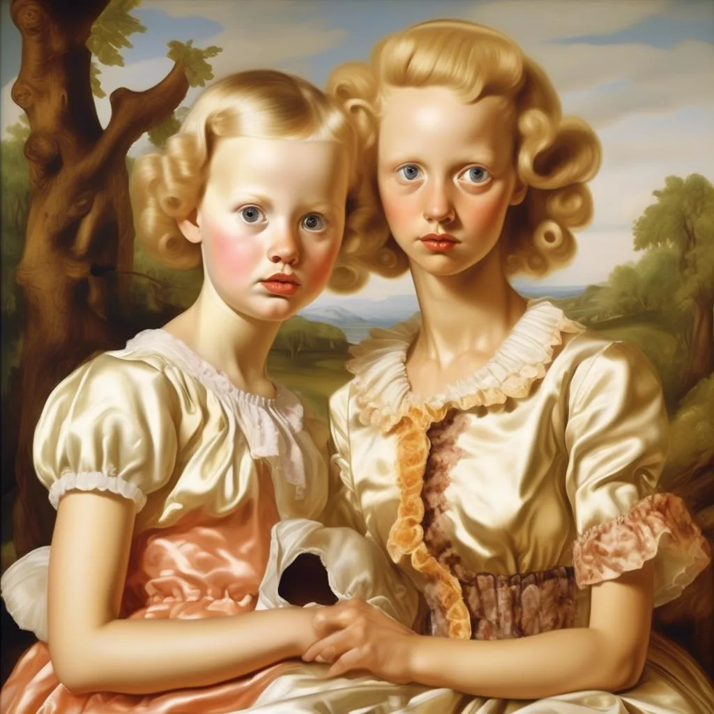 Daughter and Mother – John Currin