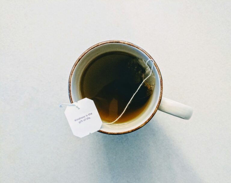 Cup of tea representing self-care and wellness